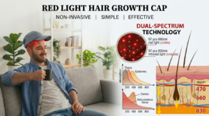 Ohmistry FolliGlow Red Light Therapy Hair Growth Cap