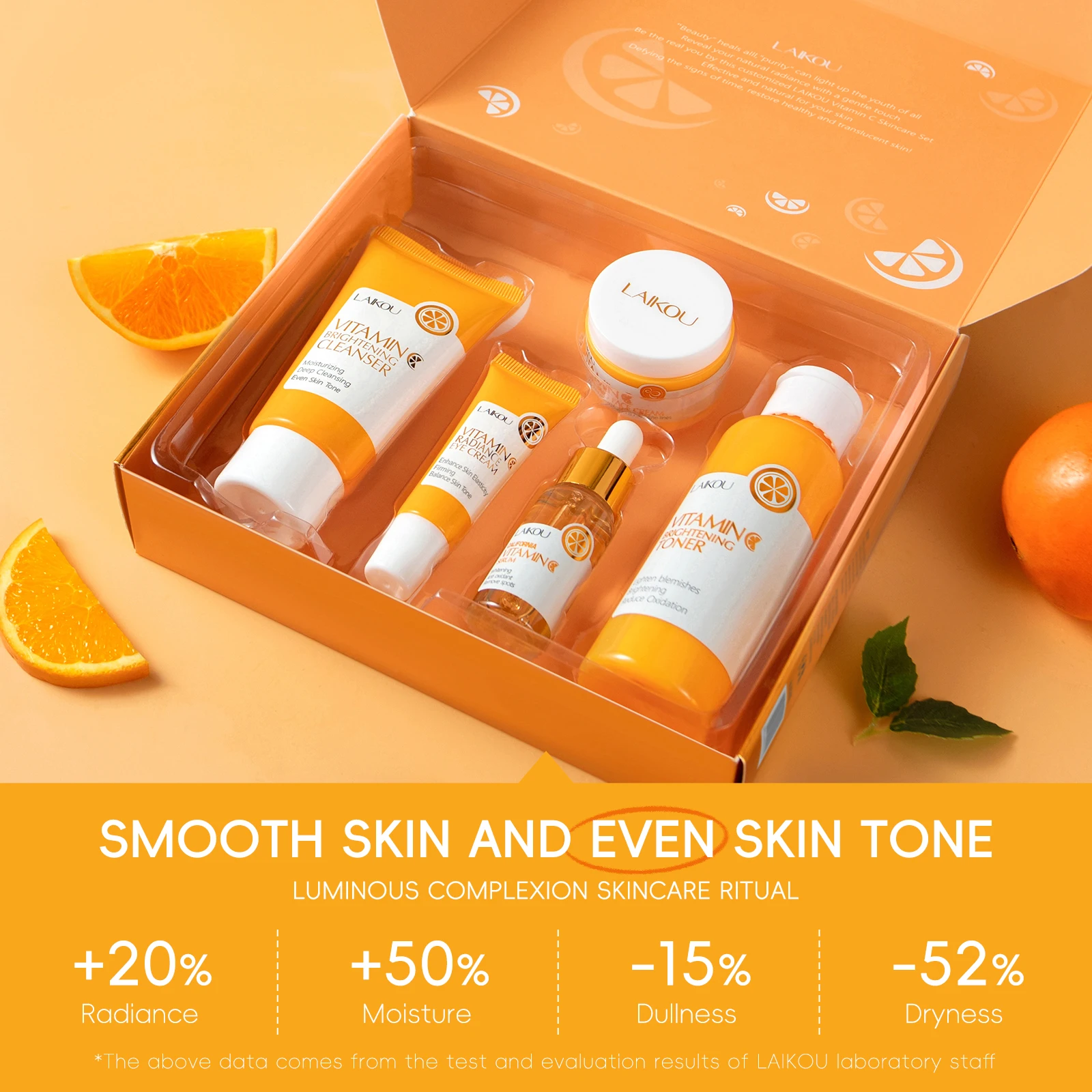 Ohmistry VitGlow™ 5-Piece Vitamin C Radiance & Deep Brightening Skincare Set - Image 5