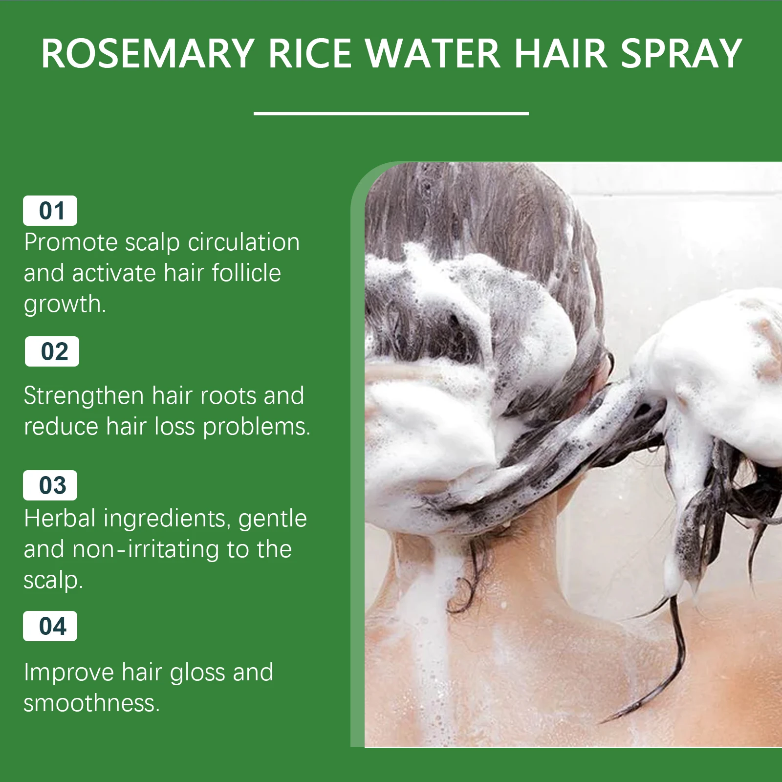 Ohmistry EssenceFolli™ Rosemary Rice Water Hair Growth Spray - Image 2