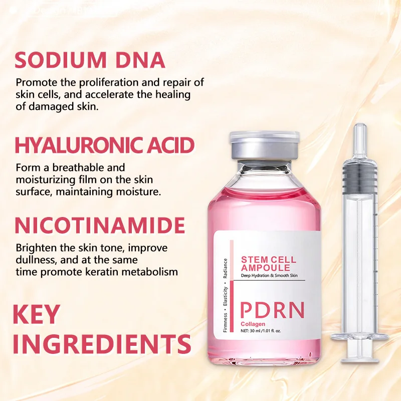 Ohmistry PDRN CellGlow™ Stem Cell Salmon DNA & Collagen Ampoule Serum - Image 5