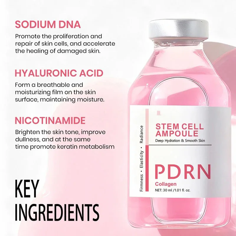 Ohmistry PDRN CellGlow™ Stem Cell Salmon DNA & Collagen Ampoule Serum - Image 2