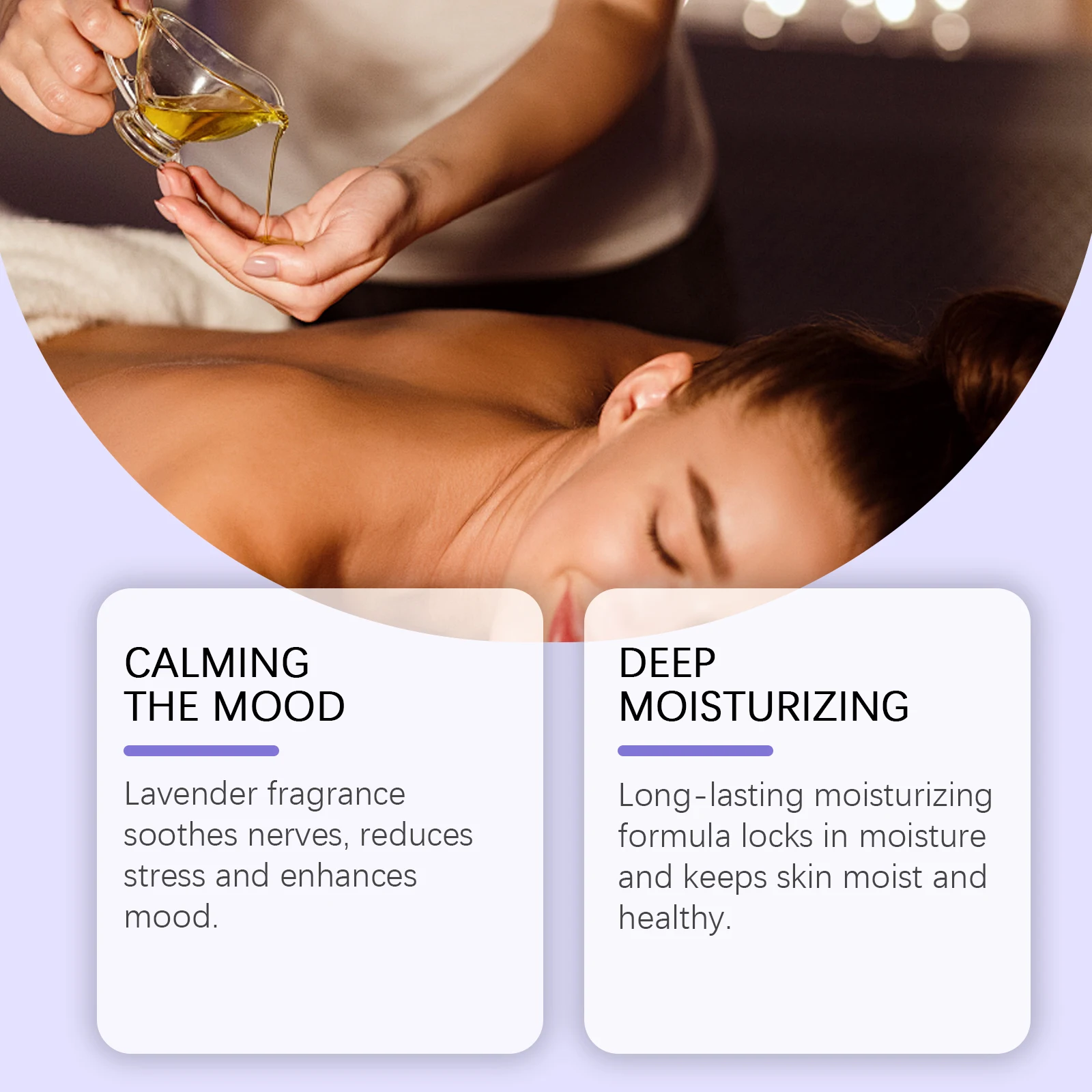 Ohmistry SommaSoothe™ Lavender Relaxing Massage & Body Smoothing Oil - Image 4