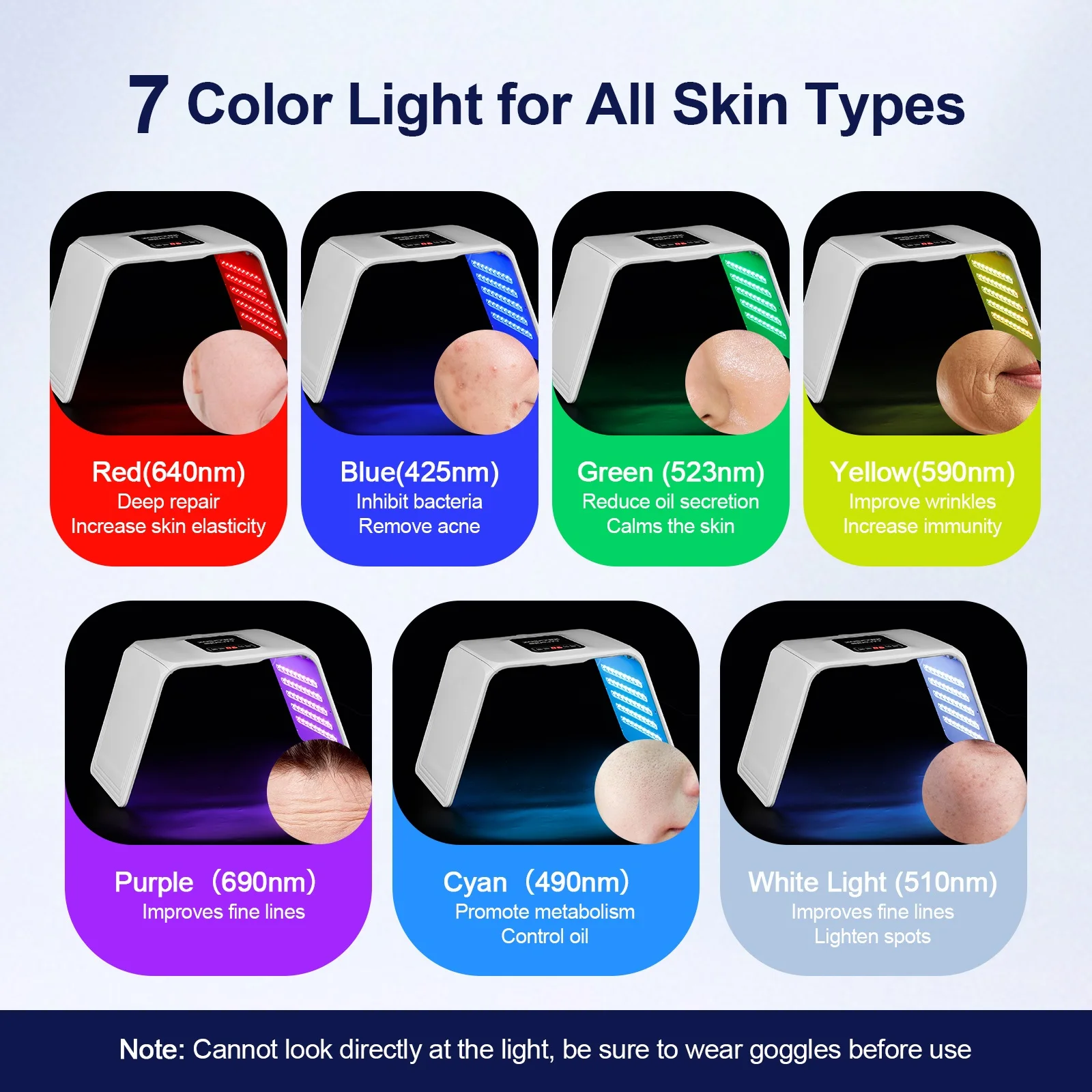 Ohmistry GlowTunnel™ 7-Color LED Photon Skin Rejuvenation Machine - Image 4