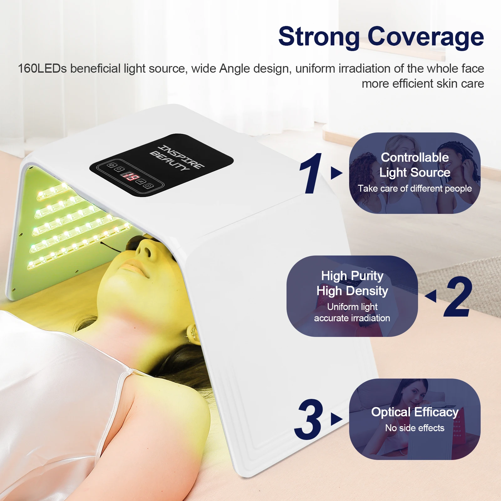 Ohmistry GlowTunnel™ 7-Color LED Photon Skin Rejuvenation Machine - Image 3